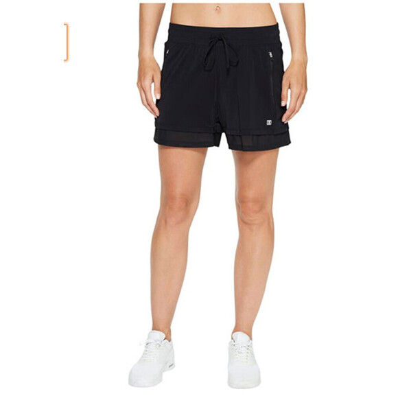 Ivanka Trump Pants - Ivanka Trump Women's Double Layered Mesh Short In Black Size S